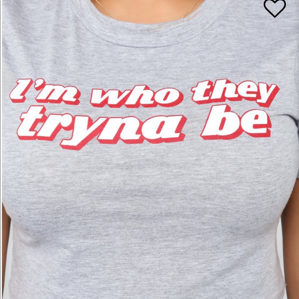I’m Who They Tryna Be Crop Top